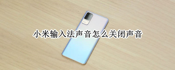 小米输入法声音怎么关闭声音 小米输入法声音怎么关闭声音提示