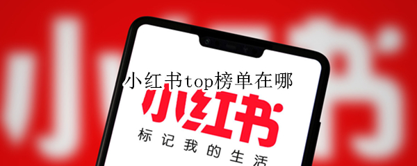小红书top榜单在哪（小红书热榜在哪找）