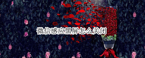 微信感应黑屏怎么关闭 微信如何关掉感应黑屏