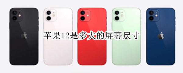 苹果12是多大的屏幕尺寸 苹果12是多大的屏幕尺寸厘米