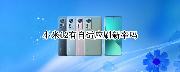 小米12有自适应刷新率吗 小米11u自适应刷新率