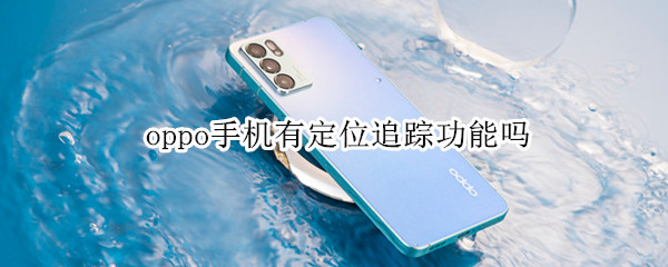 oppo手机有定位追踪功能吗（oppo手机有定位追踪功能吗哪款）