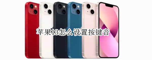 苹果13怎么设置按键音（苹果怎么设置按键音量大小）
