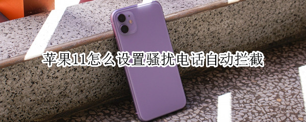 苹果11怎么设置骚扰电话自动拦截（苹果11如何设置骚扰电话自动拦截）