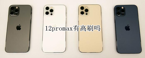 12promax有高刷吗 12promax和13pro高刷哪款