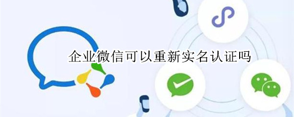 企业微信可以重新实名认证吗（企业微信实名认证了能不能改变了）
