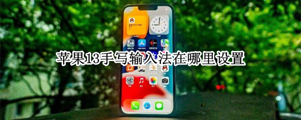 苹果13手写输入法在哪里设置 苹果13手写输入法在哪里设置高血压患者有什么情况