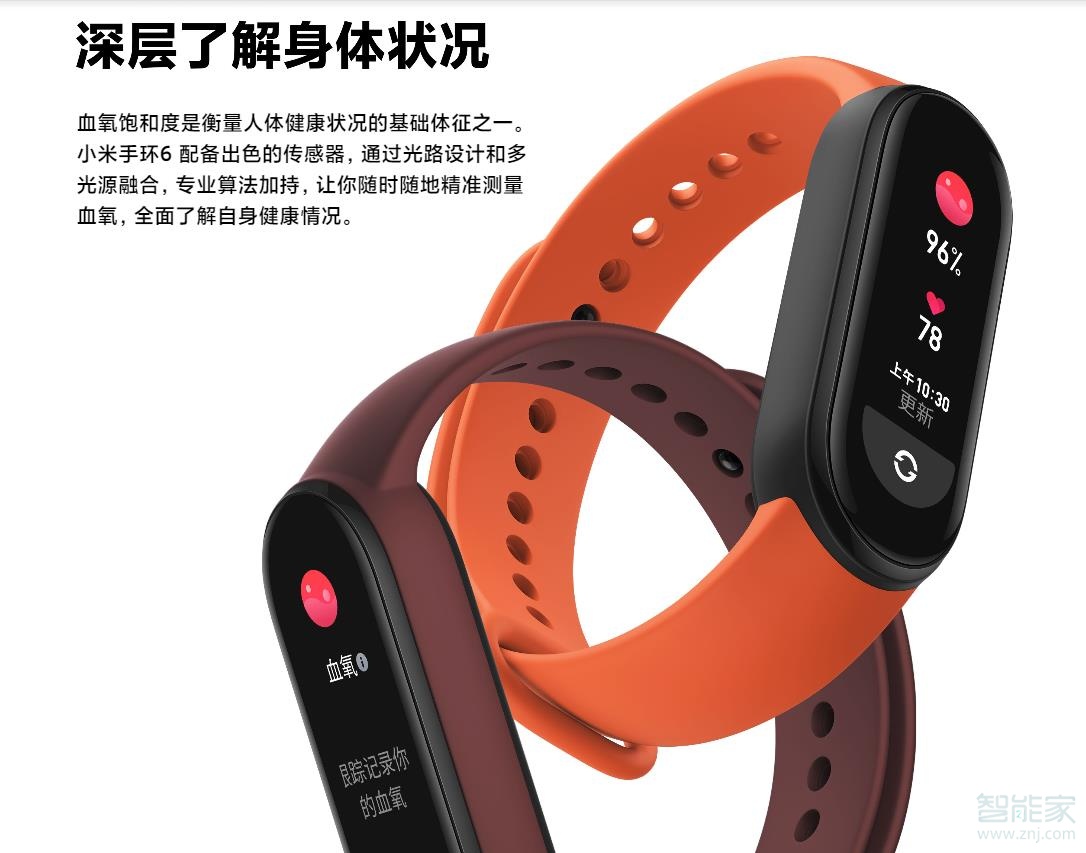 小米手环5与6的区别