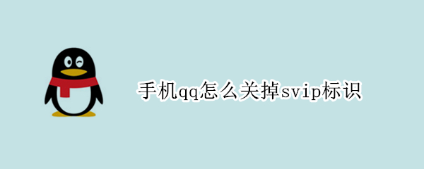 手机qq怎么关掉svip标识 手机QQ怎么关掉svip标识
