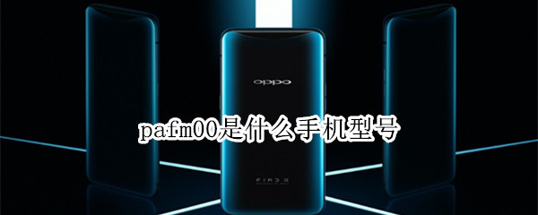 pafm00是什么手机型号 手机paam00是什么型号