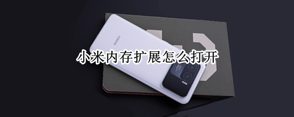 小米内存扩展怎么打开（小米内存扩展怎么打开看不到?）