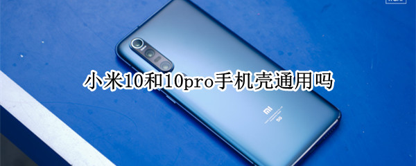 小米10和10pro手机壳通用吗（小米10pro和小米10手机壳通用吗）