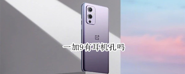 一加9有耳机孔吗 一加9有耳机孔吗