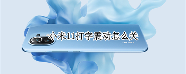 小米11打字震动怎么关 小米打字震动怎么关掉