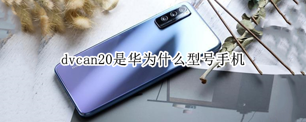 dvcan20是华为什么型号手机 华为dvcan20是华为什么型号