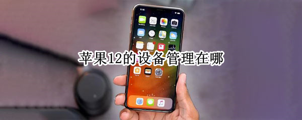 苹果12的设备管理在哪 苹果12的设备管理在哪启用怎么关