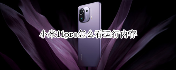 小米11pro怎么看运行内存（小米11pro怎么看运行内存剩多少）