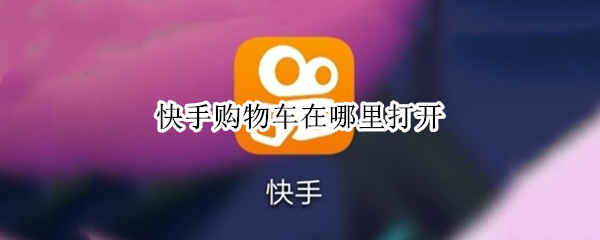 快手购物车在哪里打开（快手上购物车在哪）