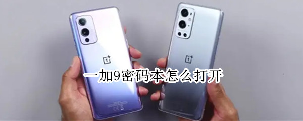 一加9密码本怎么打开（一加密码本怎么用）