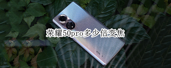 荣耀50pro多少倍变焦 荣耀50和荣耀50pro变焦倍数