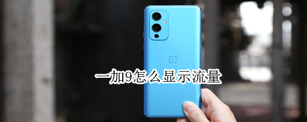 一加9怎么显示流量（一加9怎么显示流量数据）