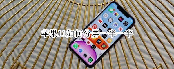 苹果11如何分屏一半一半（苹果11怎么分屏一半一半）