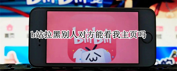 b站拉黑别人对方能看我主页吗 b站拉黑别人对方能看我主页吗知乎
