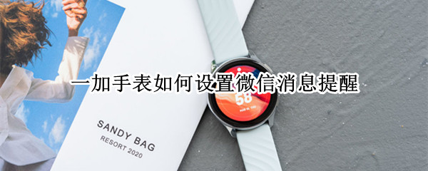 一加手表如何设置微信消息提醒（一加手表如何设置微信消息提醒）