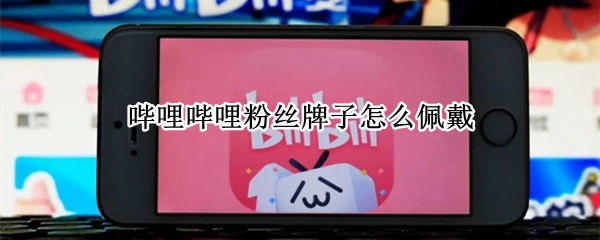 哔哩哔哩粉丝牌子怎么佩戴（哔哩哔哩手机粉丝牌怎么佩戴）