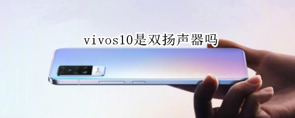 vivos10是双扬声器吗（vivos10是双声道吗）