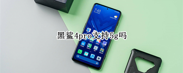 黑鲨4pro支持5g吗（黑鲨4pro是双模5g吗）