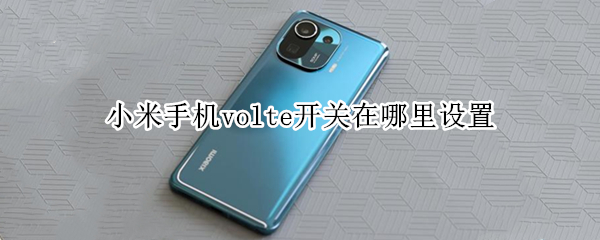 小米手机volte开关在哪里设置 小米手机volte开关在哪里设置