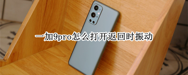 一加9pro怎么打开返回时振动 一加9pro怎么打开返回时振动提示