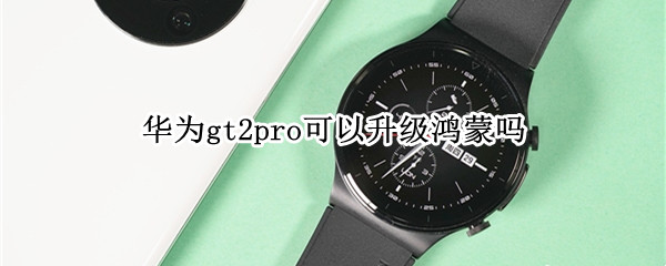 华为gt2pro可以升级鸿蒙吗 华为gt 2 pro怎么升级鸿蒙系统