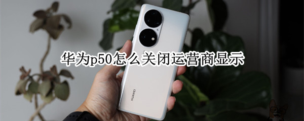 华为p50怎么关闭运营商显示 华为p50怎么关闭运营商显示网络