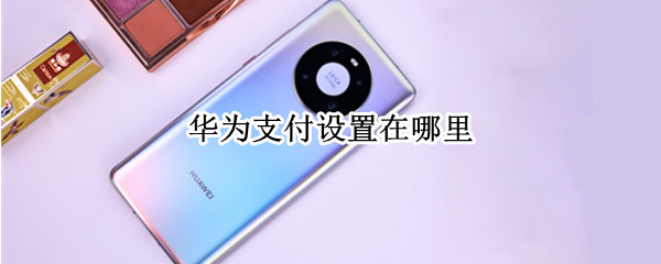 华为支付设置在哪里（华为手机支付设置在哪里）