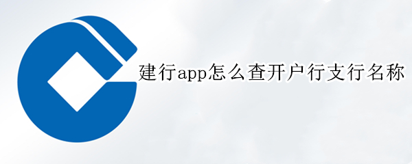 建行app怎么查开户行支行名称（建行app怎么查开户行支行名称是什么）