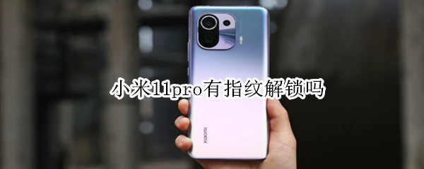 小米11pro有指纹解锁吗（小米11pro有指纹解锁吗怎么设置）
