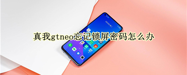 真我gtneo忘记锁屏密码怎么办（真我gt锁屏密码忘了）