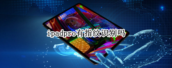 ipadpro有指纹识别吗（ipadpro是指纹解锁还是面部）