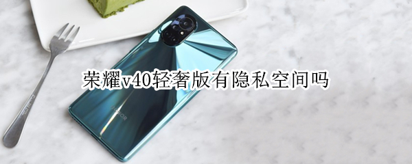 荣耀v40轻奢版有隐私空间吗 荣耀v40轻奢版有隐私空间吗怎么设置