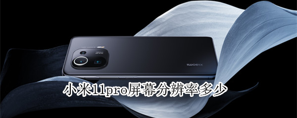 小米11pro屏幕分辨率多少 小米11pro屏幕分辨率多少