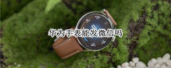 华为手表能发微信吗（华为手表能发微信吗怎么设置）