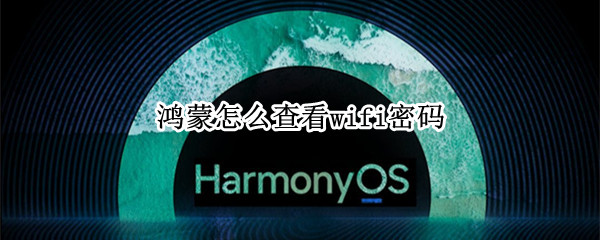 鸿蒙怎么查看wifi密码 鸿蒙查看wifi密码的方法