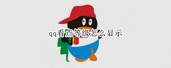 qq看点等级怎么显示（qq看点等级怎么显示在评论区）