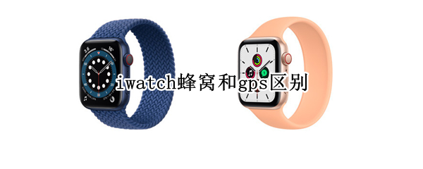 iwatch蜂窝和gps区别（iwatch7蜂窝和gps区别）
