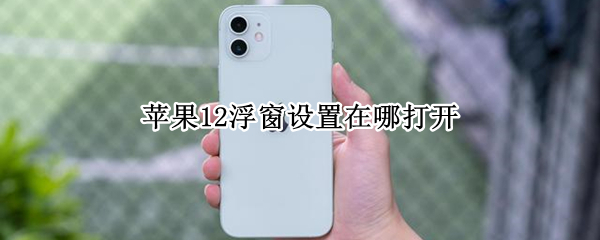 苹果12浮窗设置在哪打开（苹果12的浮窗在哪）
