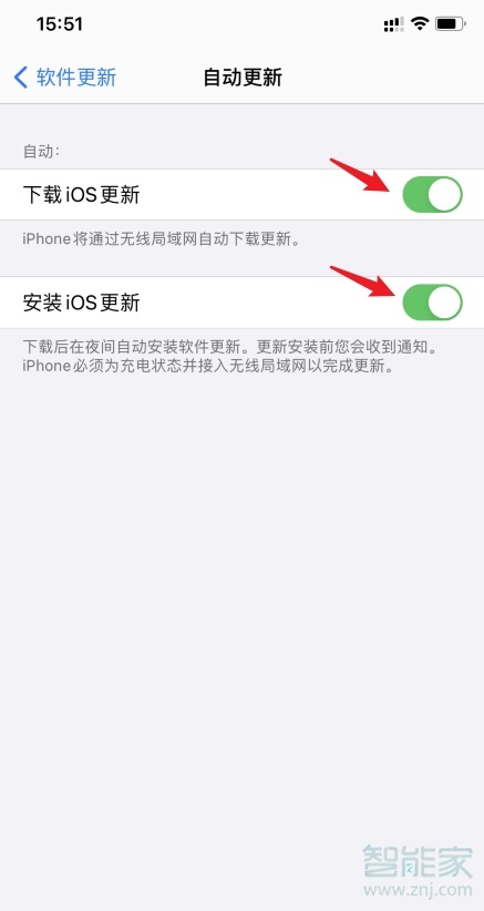 苹果软件更新怎么关闭红点