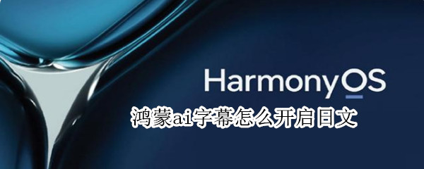 鸿蒙ai字幕怎么开启日文（鸿蒙ai字幕怎么没有日文）