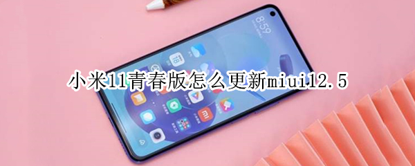 小米11青春版怎么更新miui12.5 小米11青春版怎么更新增强版